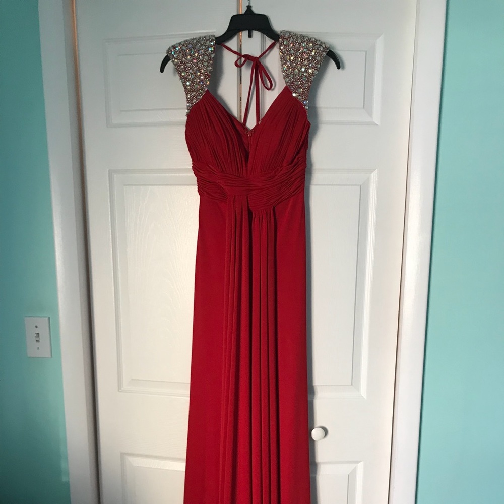 Red Evening Gown